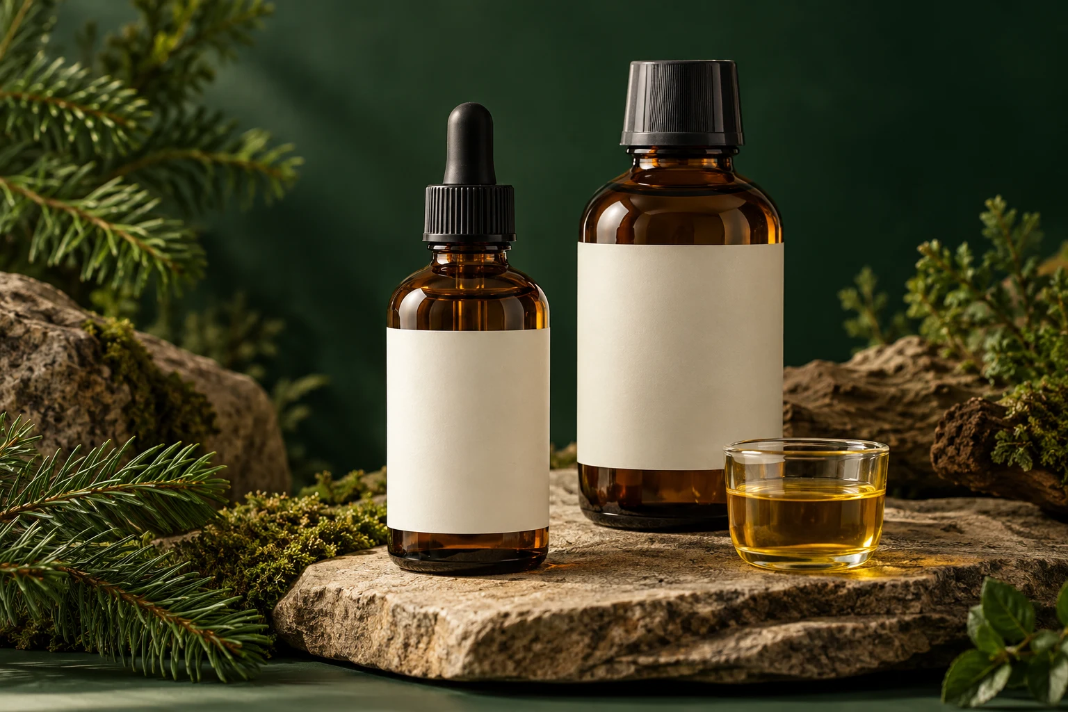 Liquid Omega-3 bottle packaging concept