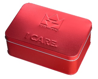 Red PURENorway metal lunch box