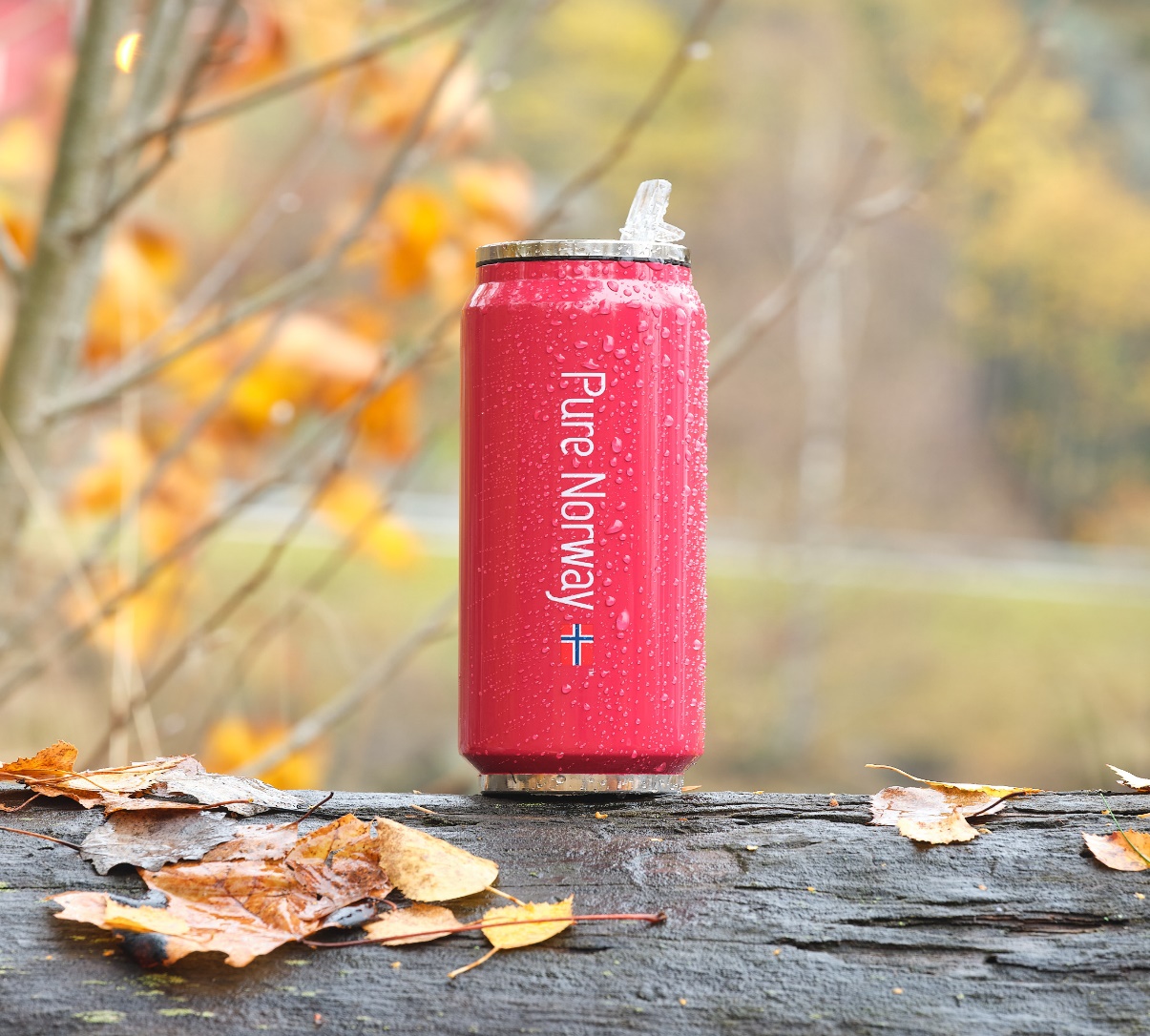 Red PURENorway 0.5 litre thermobox
